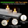 PChero 6pcs Rechargeable Tealight Candles with Remote - Image 2