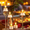 PChero 12pcs Rechargeable Waterproof Tealight Candles with Remote&Magnetic Charging Base - Image 8
