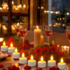 PChero 12pcs Rechargeable Tealight Candles with Remote&Charging Station - Image 6