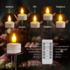PChero 6pcs Rechargeable Tealight Candles with Remote - Image 11